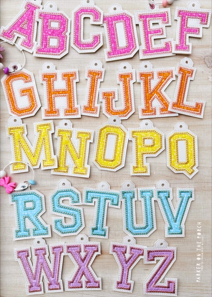 Bag Tag - Bundle - Squad Alpha - Applique - Digital Download - Image 2
