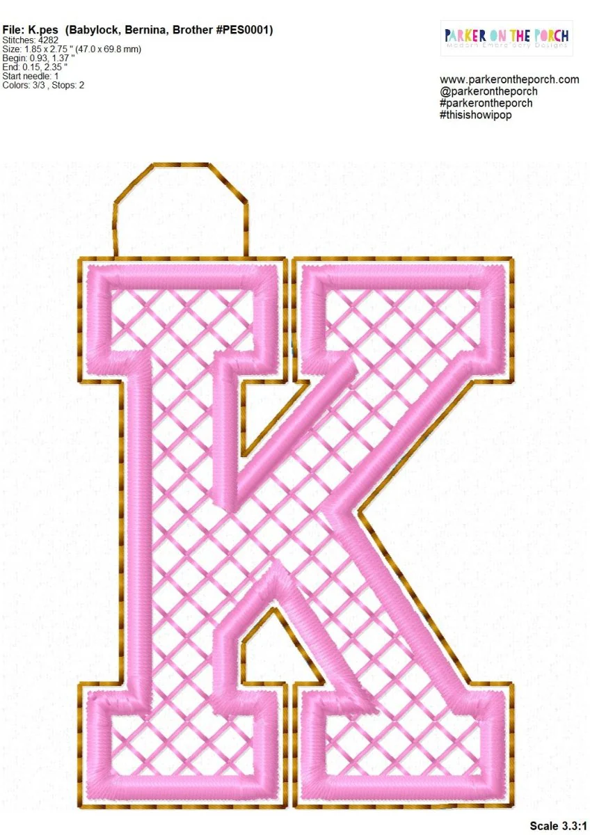 Bag Tag - Bundle - Squad Alpha Monogram Mini - Digital Download - Image 12