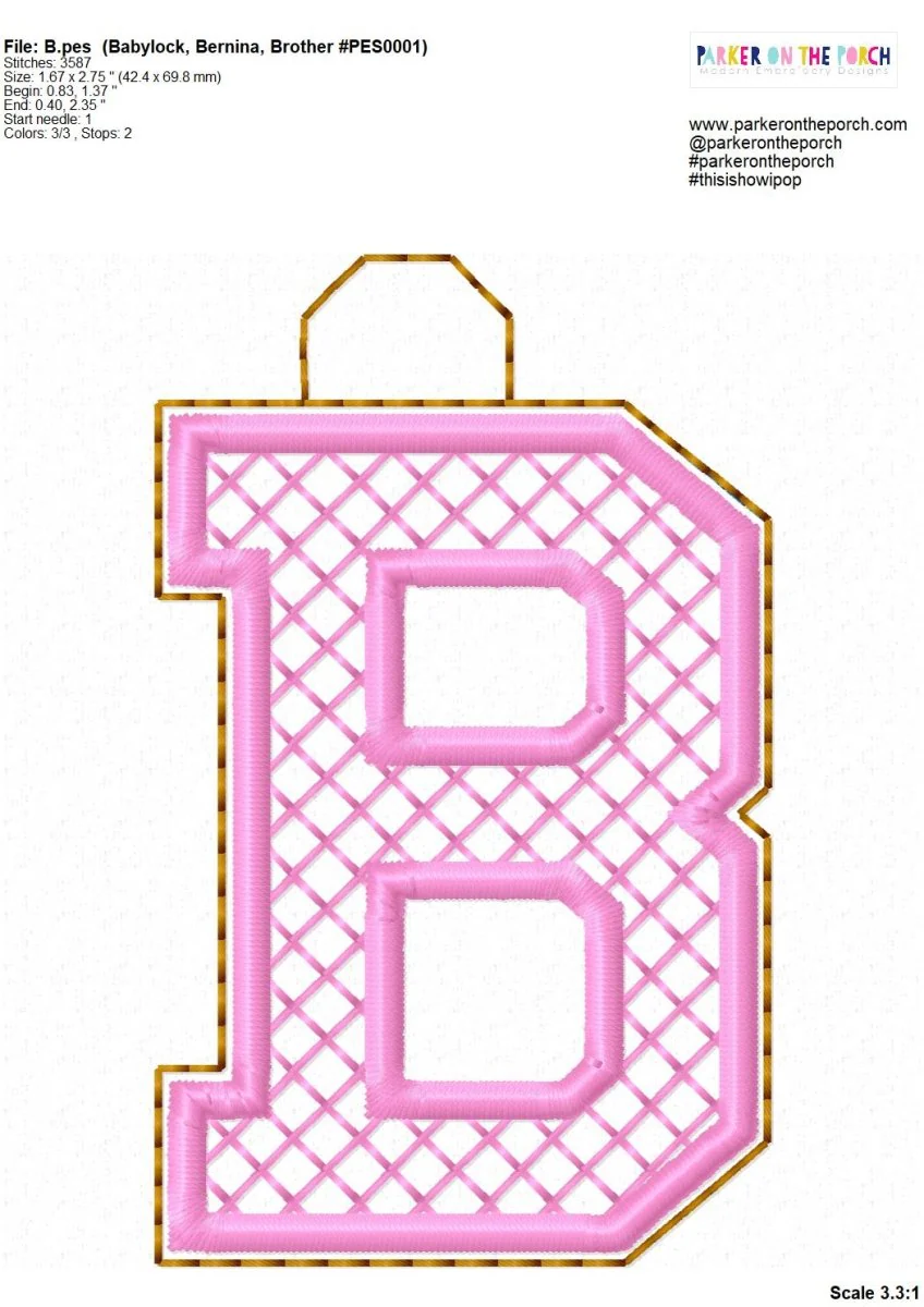 Bag Tag - Bundle - Squad Alpha Monogram Mini - Digital Download - Image 3