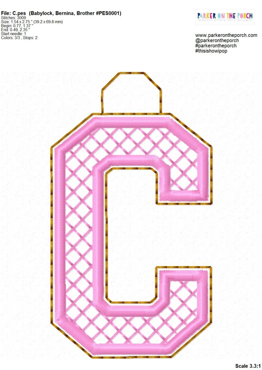 Bag Tag - Bundle - Squad Alpha Monogram Mini - Digital Download - Image 4