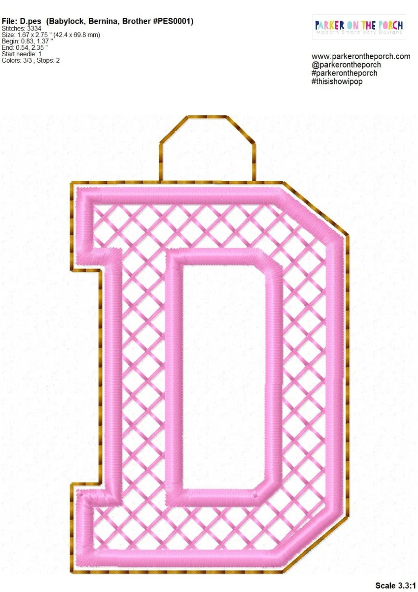 Bag Tag - Bundle - Squad Alpha Monogram Mini - Digital Download - Image 5