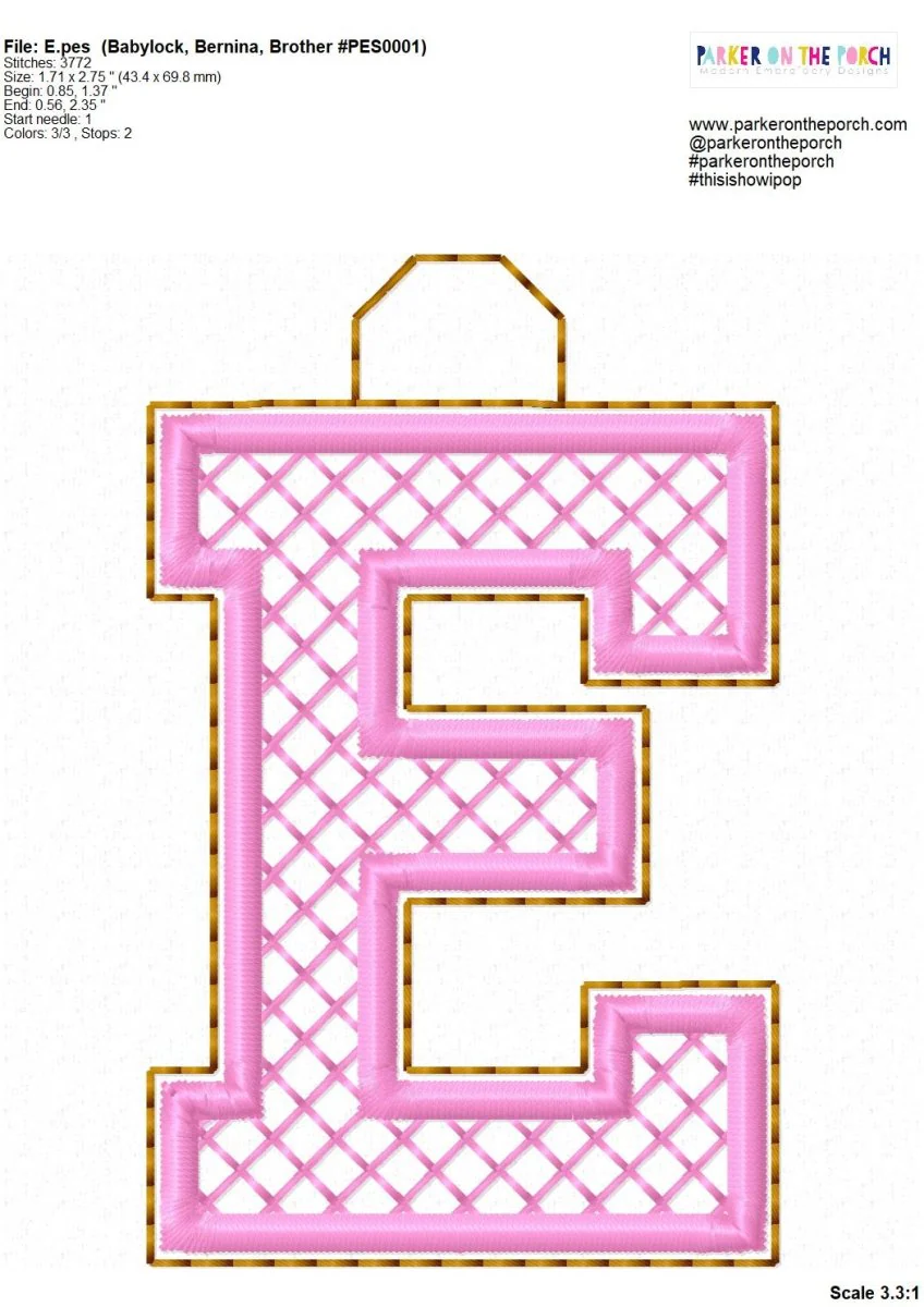 Bag Tag - Bundle - Squad Alpha Monogram Mini - Digital Download - Image 6