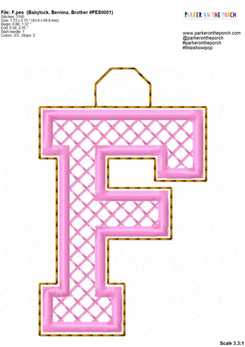 Bag Tag - Bundle - Squad Alpha Monogram Mini - Digital Download - Image 7