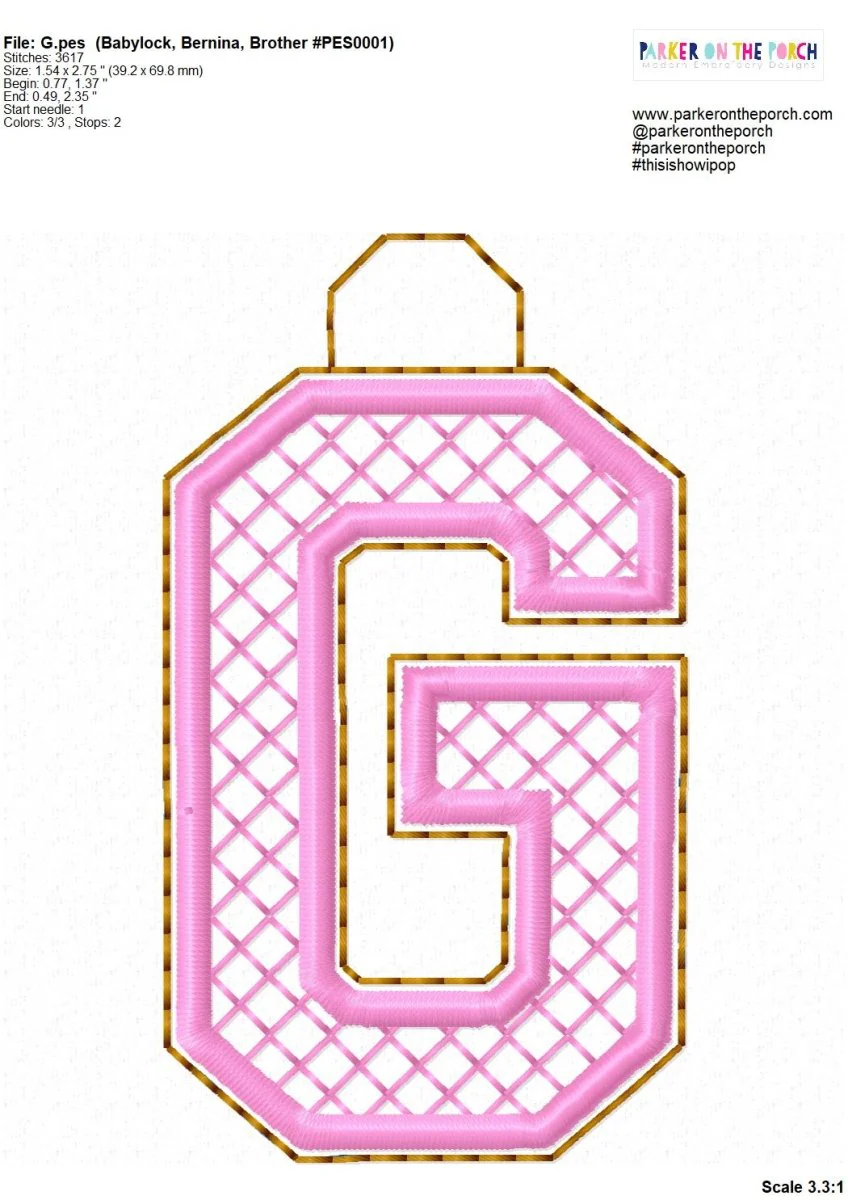 Bag Tag - Bundle - Squad Alpha Monogram Mini - Digital Download - Image 8