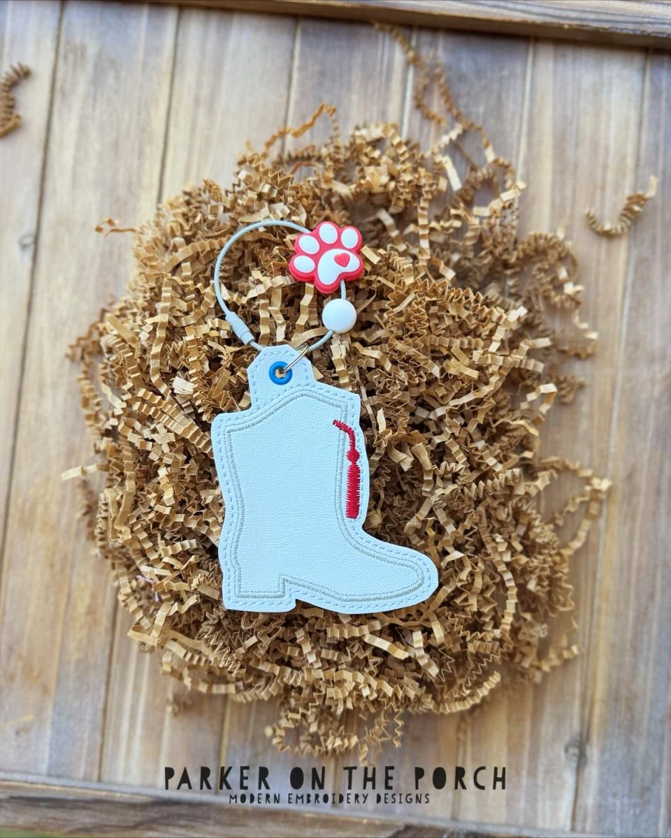 Bag Tag- Drill Team - Digital Embroidery Pattern Download
