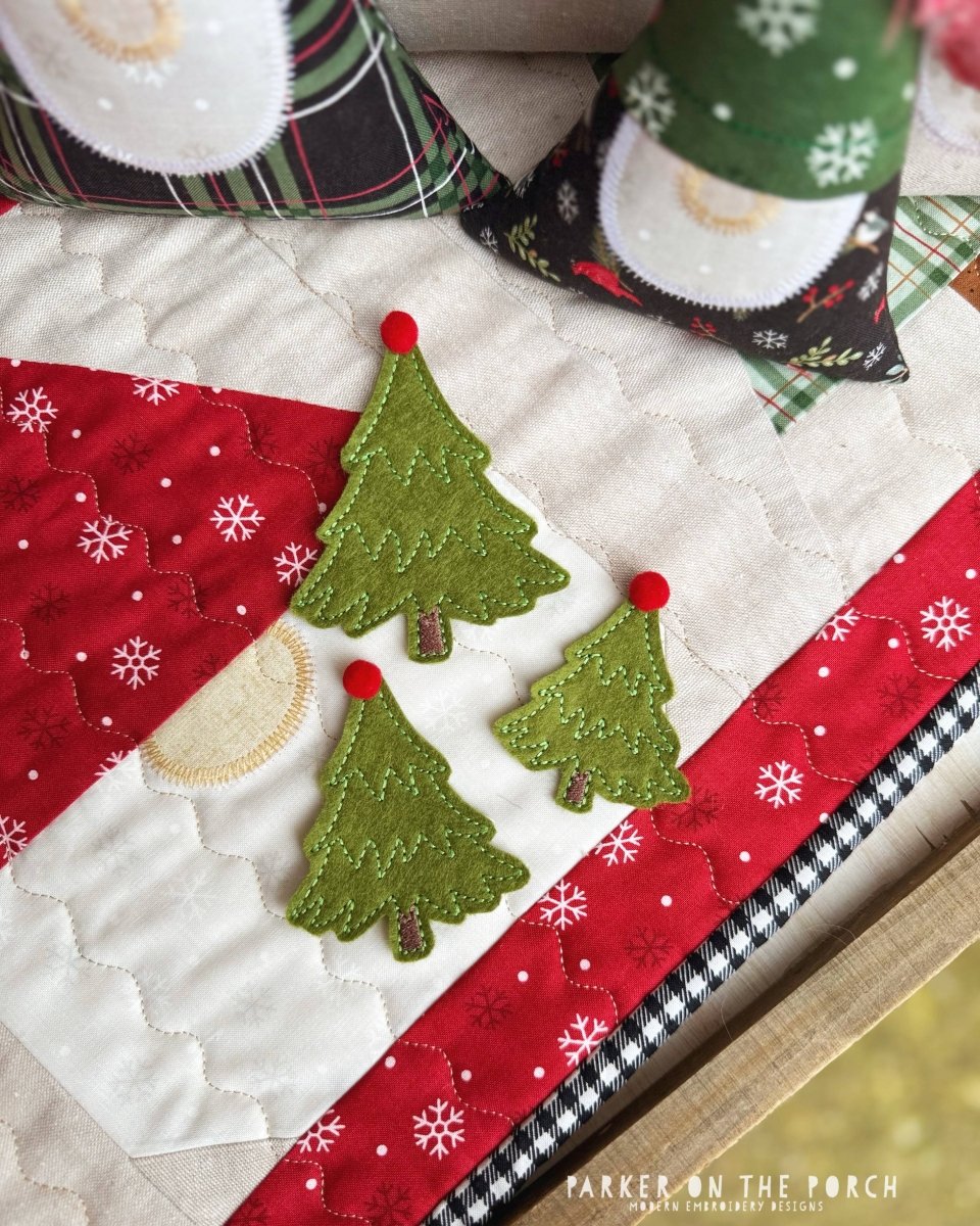 Christmas Tree Feltie - Digital Embroidery Pattern Download