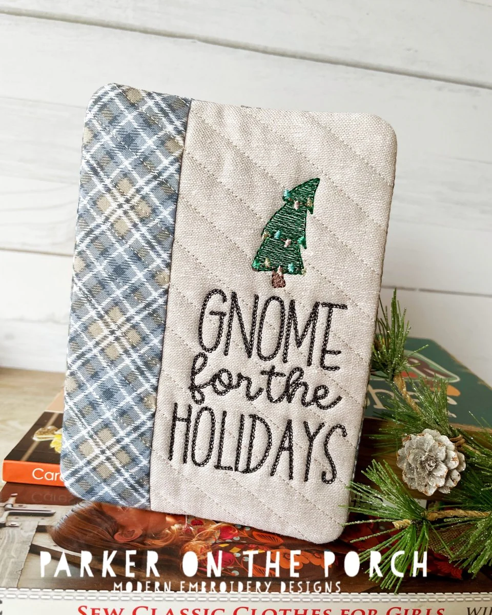 Digital Download - Gnome Sweet Gnome Collection - Mug Rug - Gnome for the Holidays - Image 2
