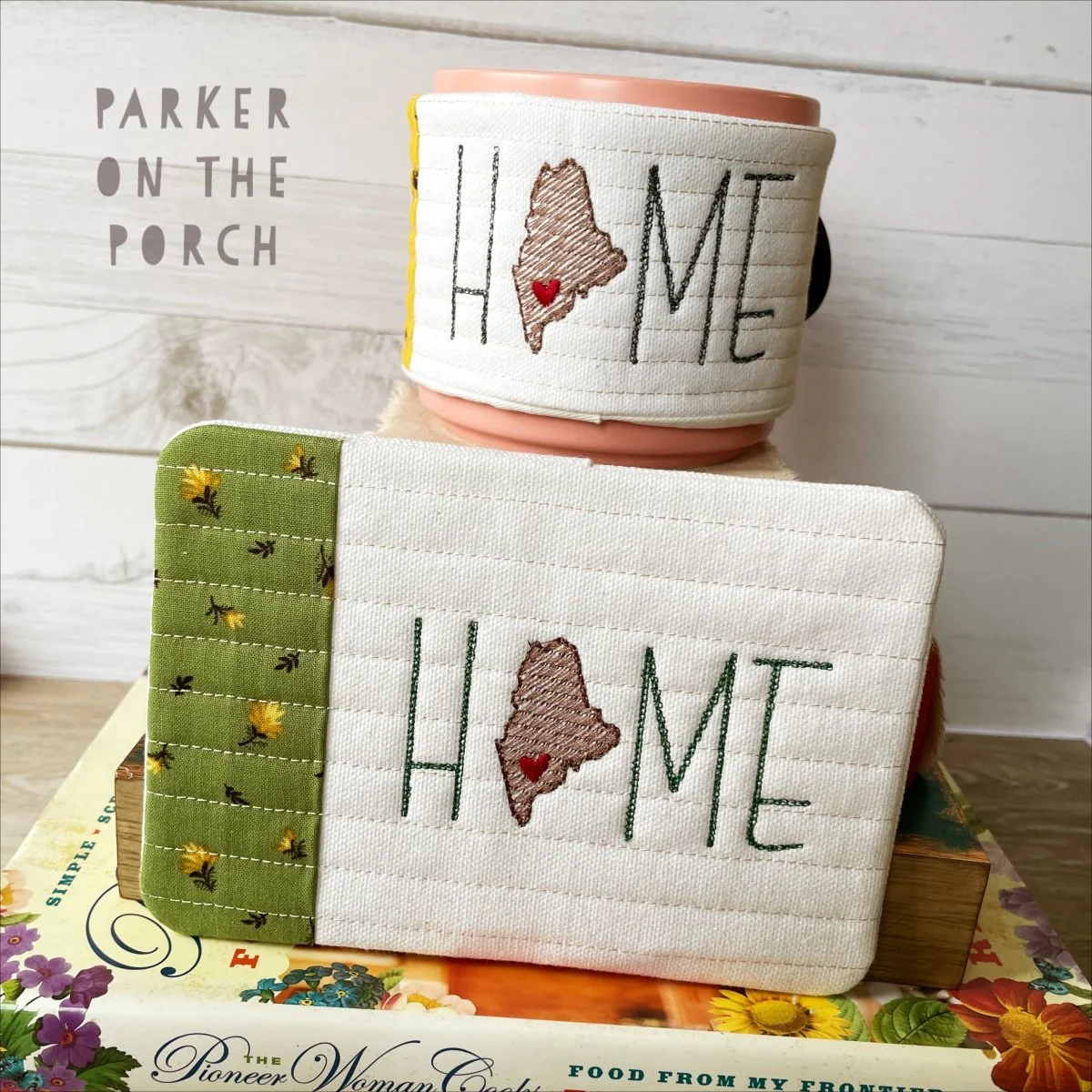 Digital Download - Home State - Mug Rug and Mug Wrap Bundle- Maine