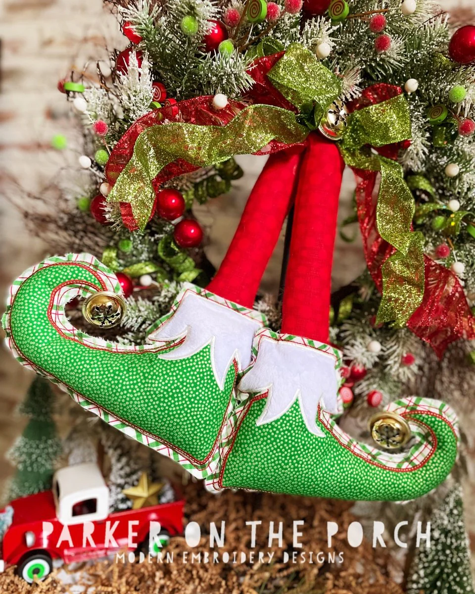 Digital Download- 3D Elf Shoes and Legs- In the Hoop - Image 2