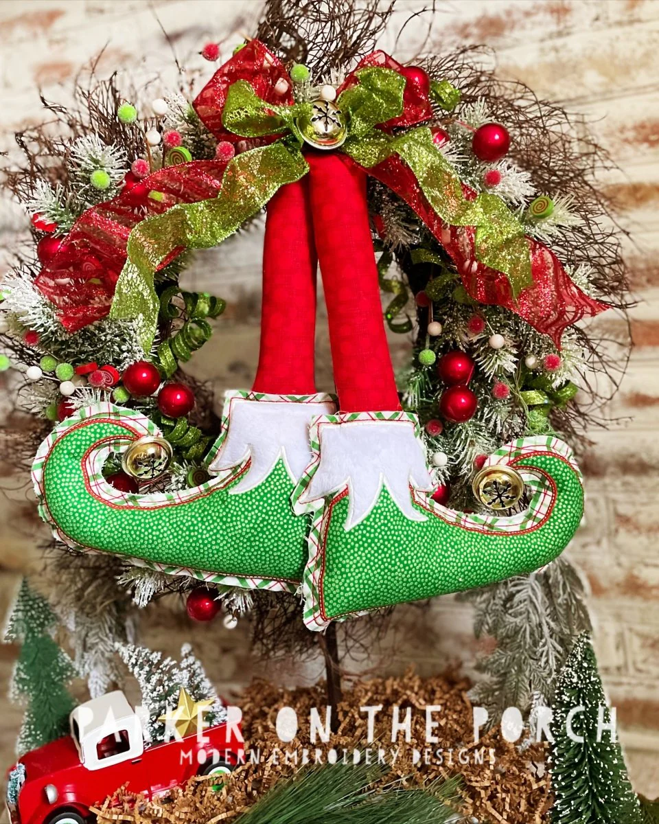 Digital Download- 3D Elf Shoes and Legs- In the Hoop - Image 3