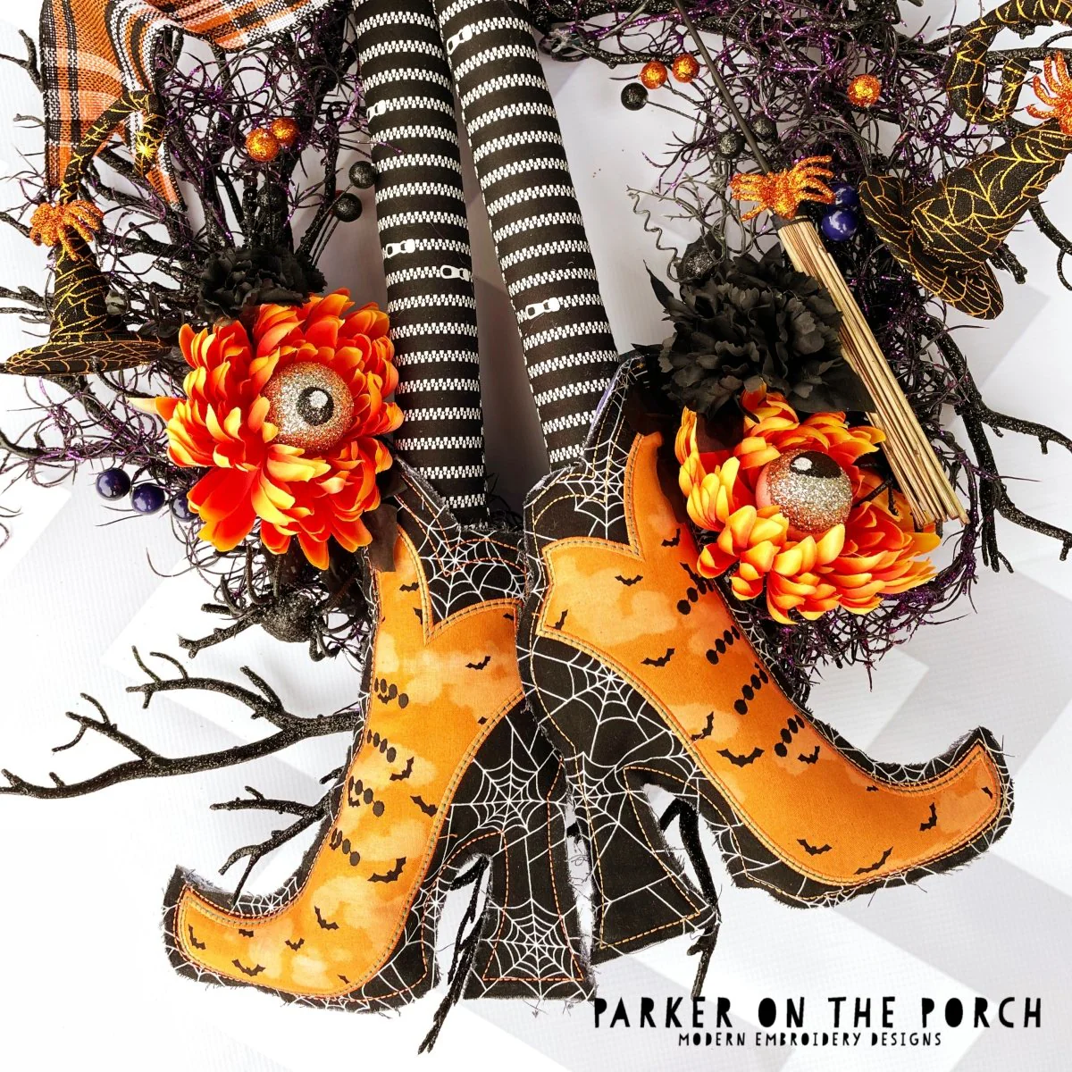 Digital Download- 3D Witch Shoes and Legs- In the Hoop - Image 4