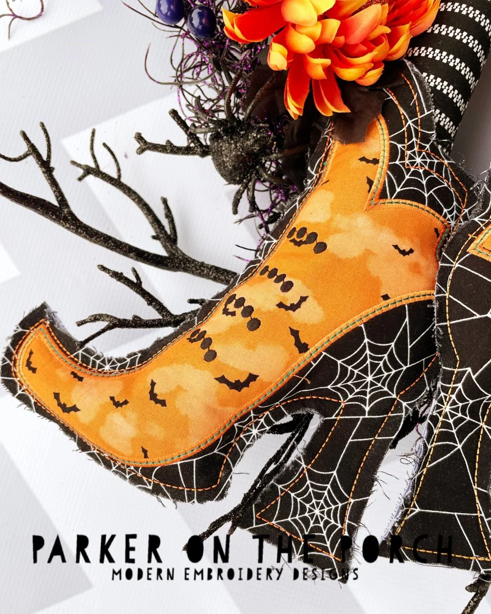 Digital Download- 3D Witch Shoes and Legs- In the Hoop - Image 5