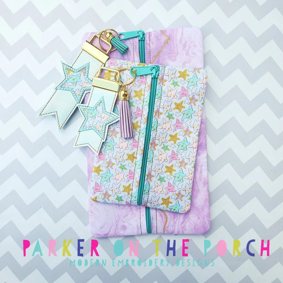 Digital Download - Size 5 - Center Zip Zipper Bag Set