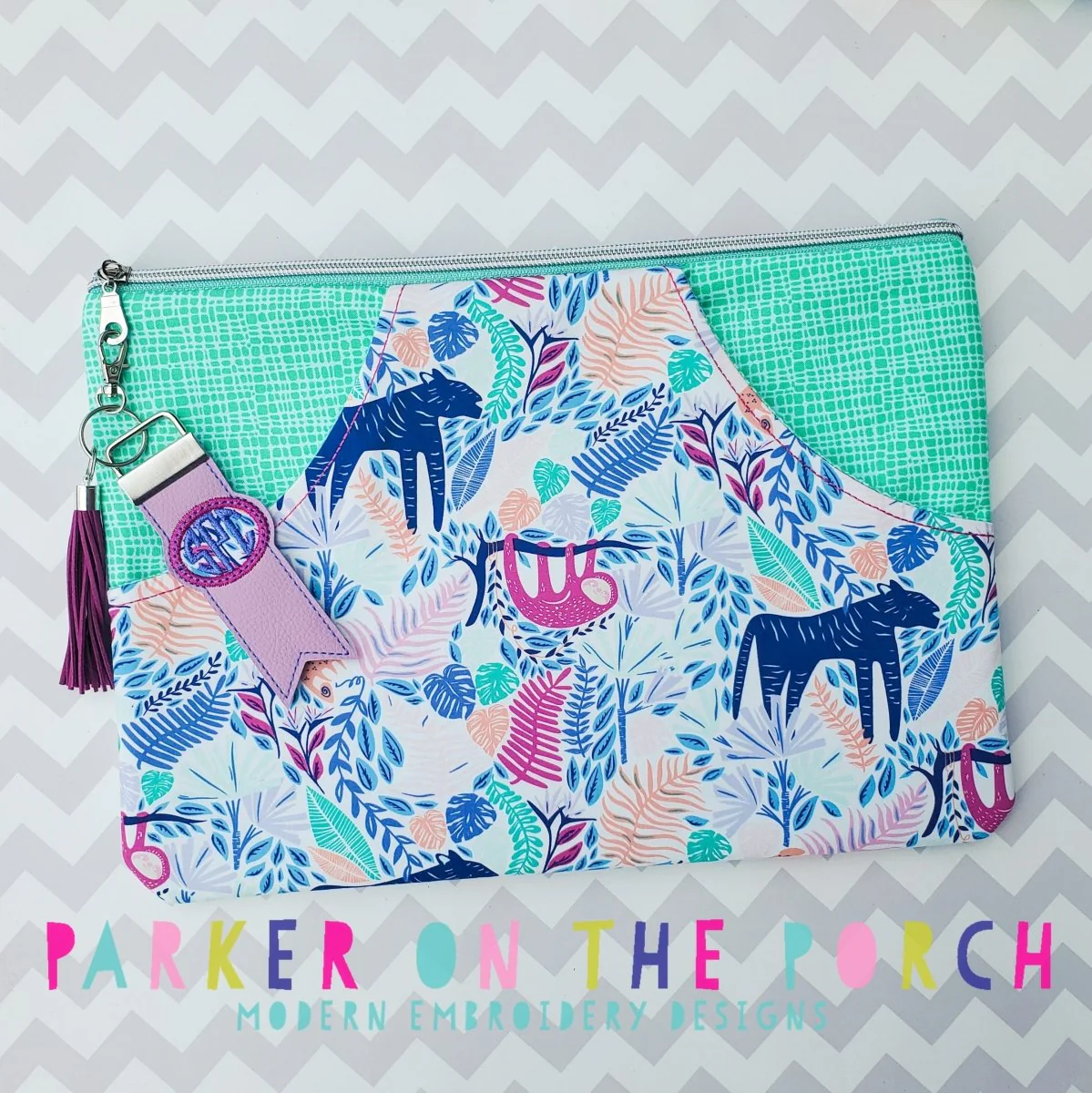 Digital Download- Size 5 - Top Zip Haute Pocket Zipper Bag
