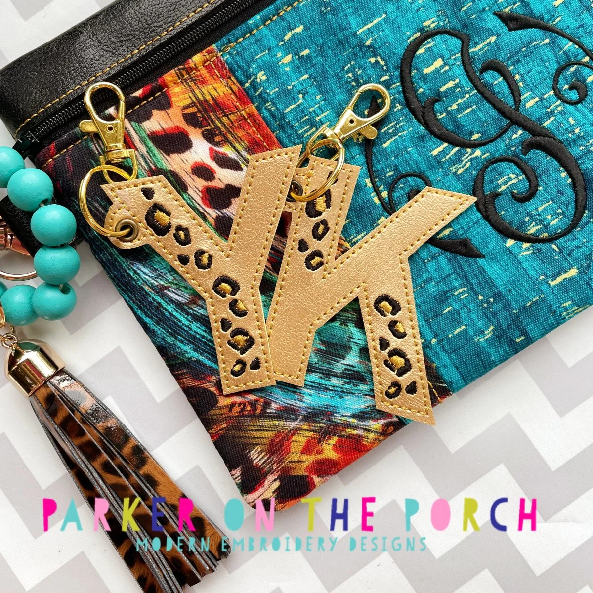 Digital Download - Alpha Monogram XL Charms- Cheetah - Image 3