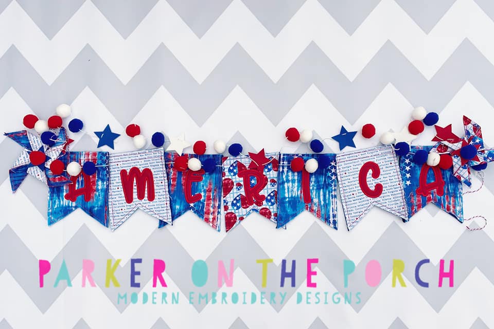Digital Download- America Banner Set
