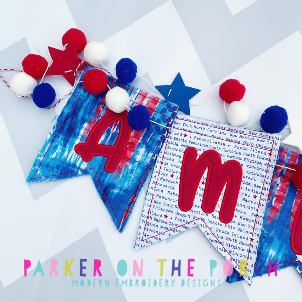 Digital Download- America Banner Set - Image 2