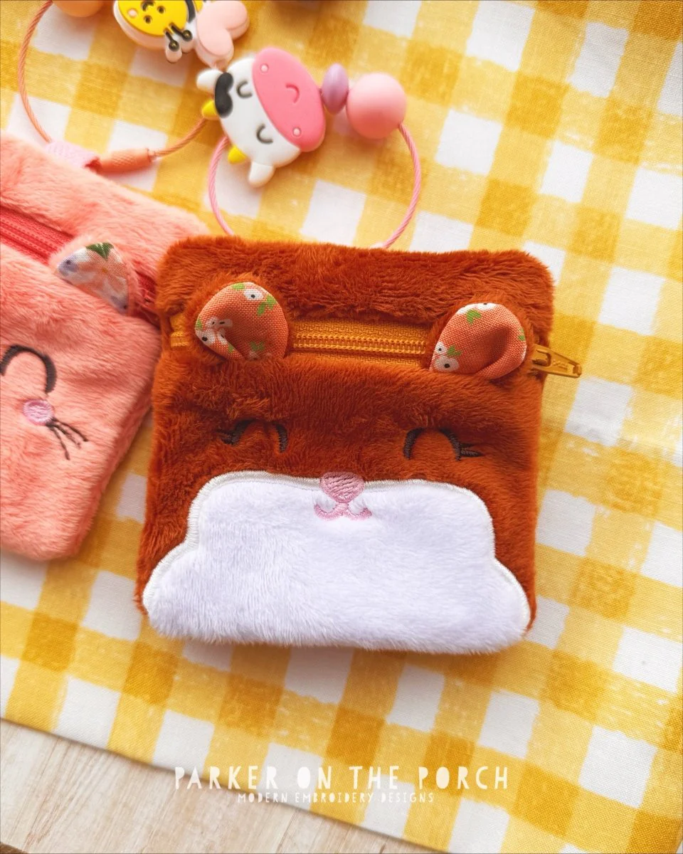 Digital Download - Backpack Buddy Zipper Bag- Hamster