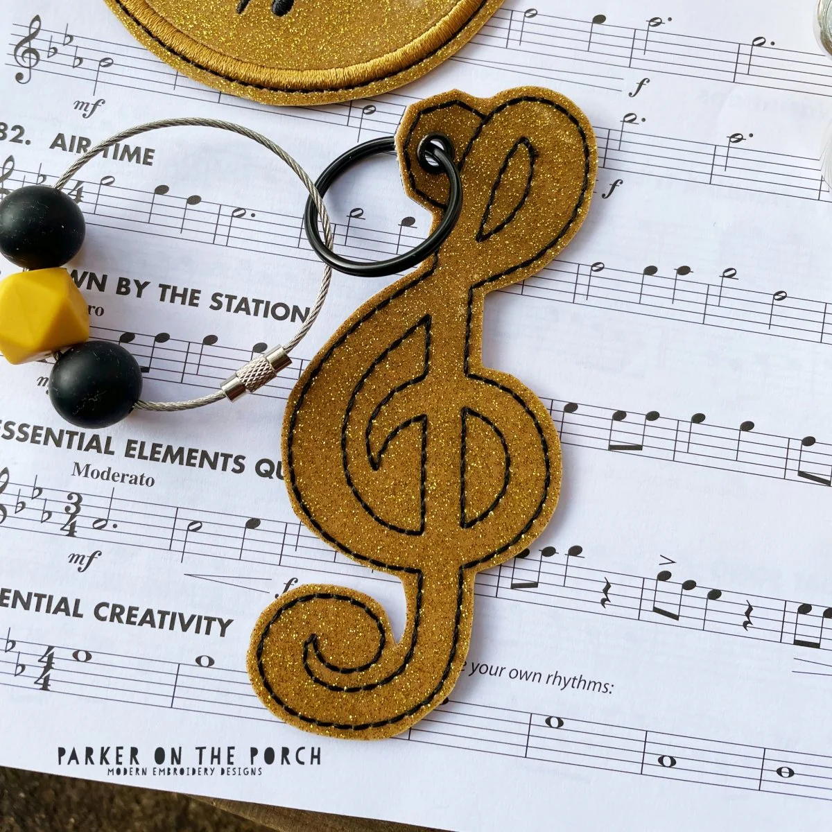Digital Download- Bag Tag- Choir - Treble Clef