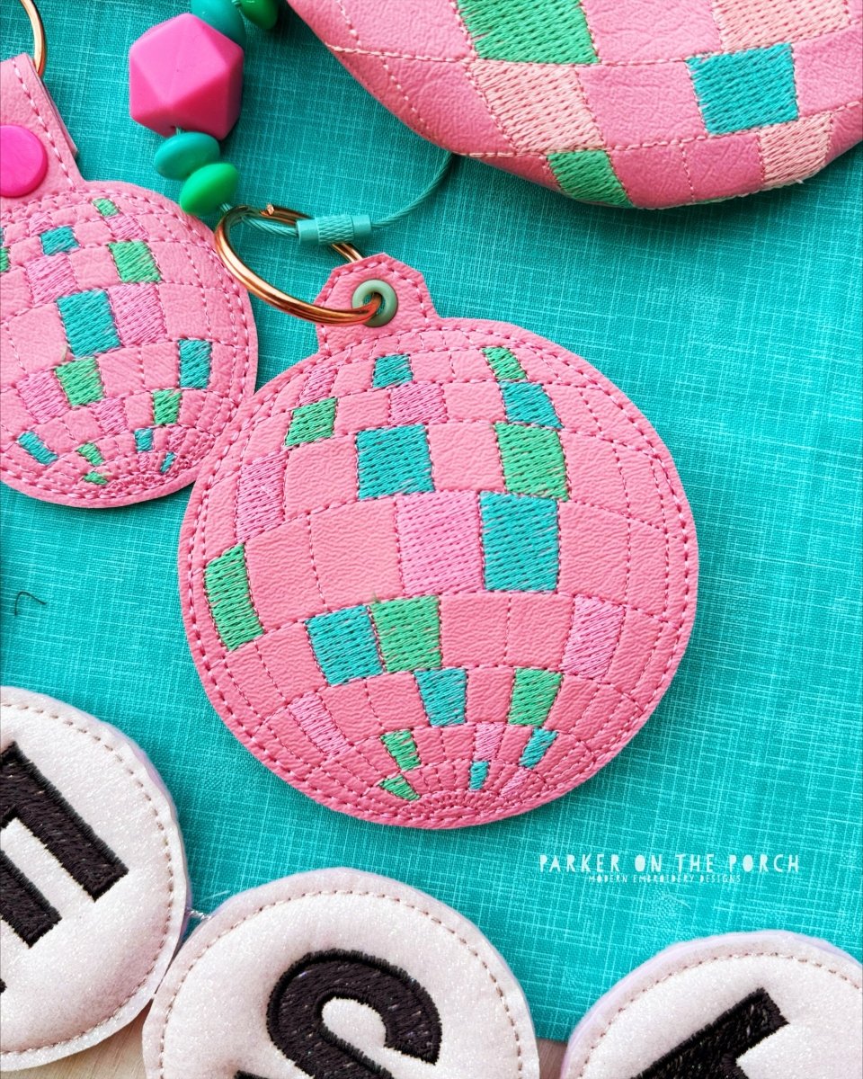 Digital Download- Bag Tag- Disco Ball