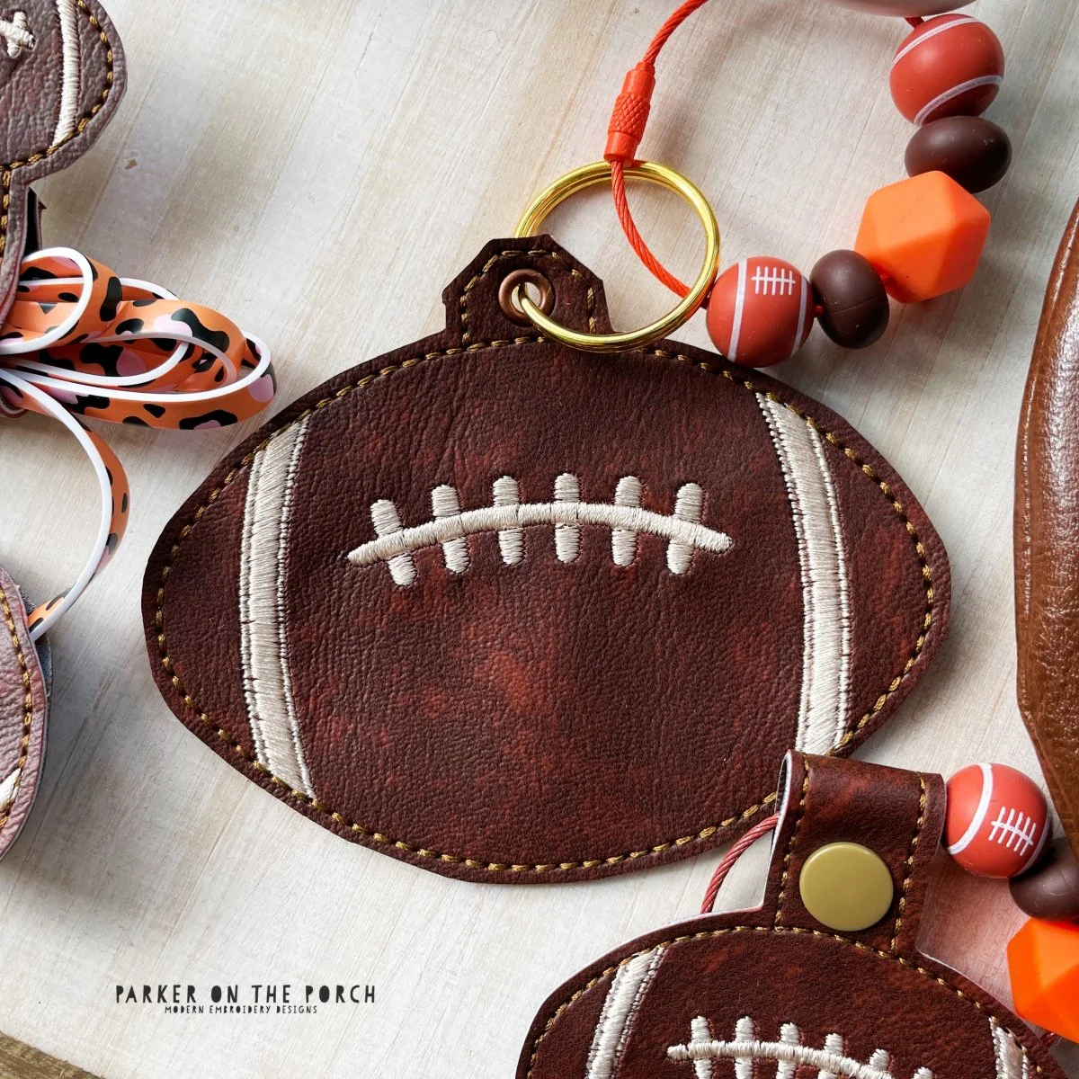 Digital Download- Bag Tag- Football - Image 2