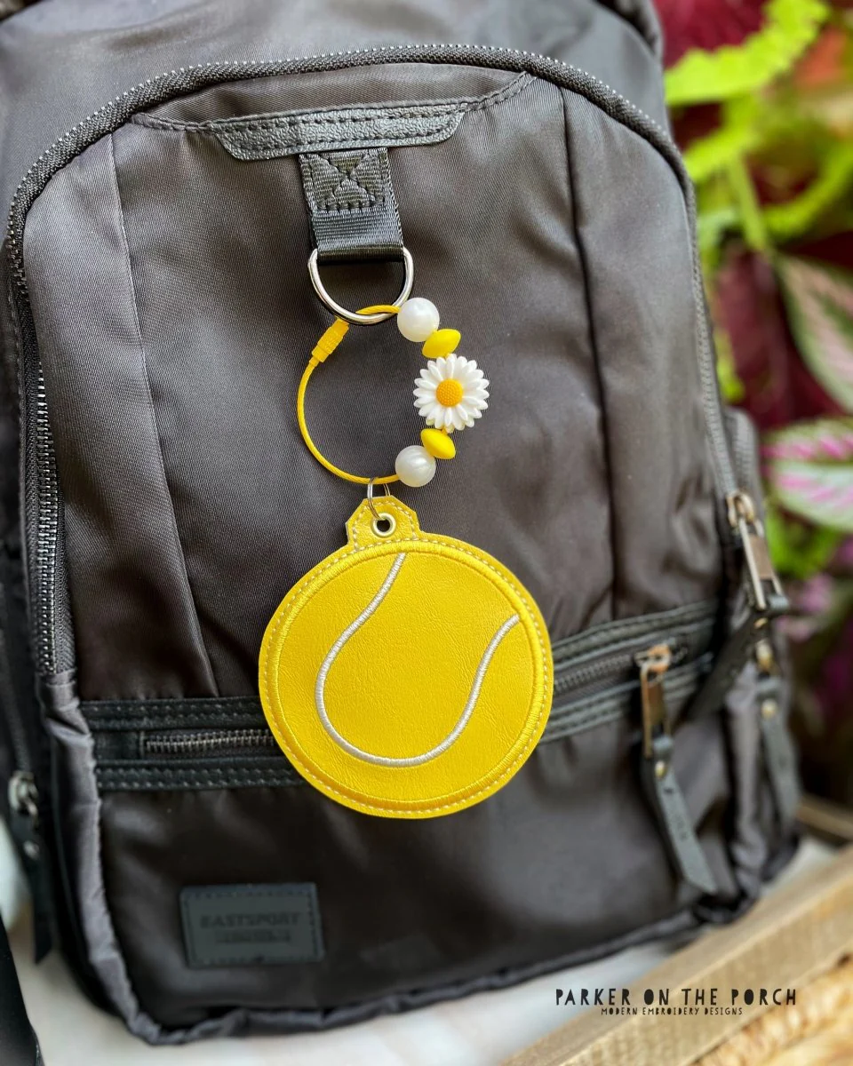 Digital Download- Bag Tag- Tennis