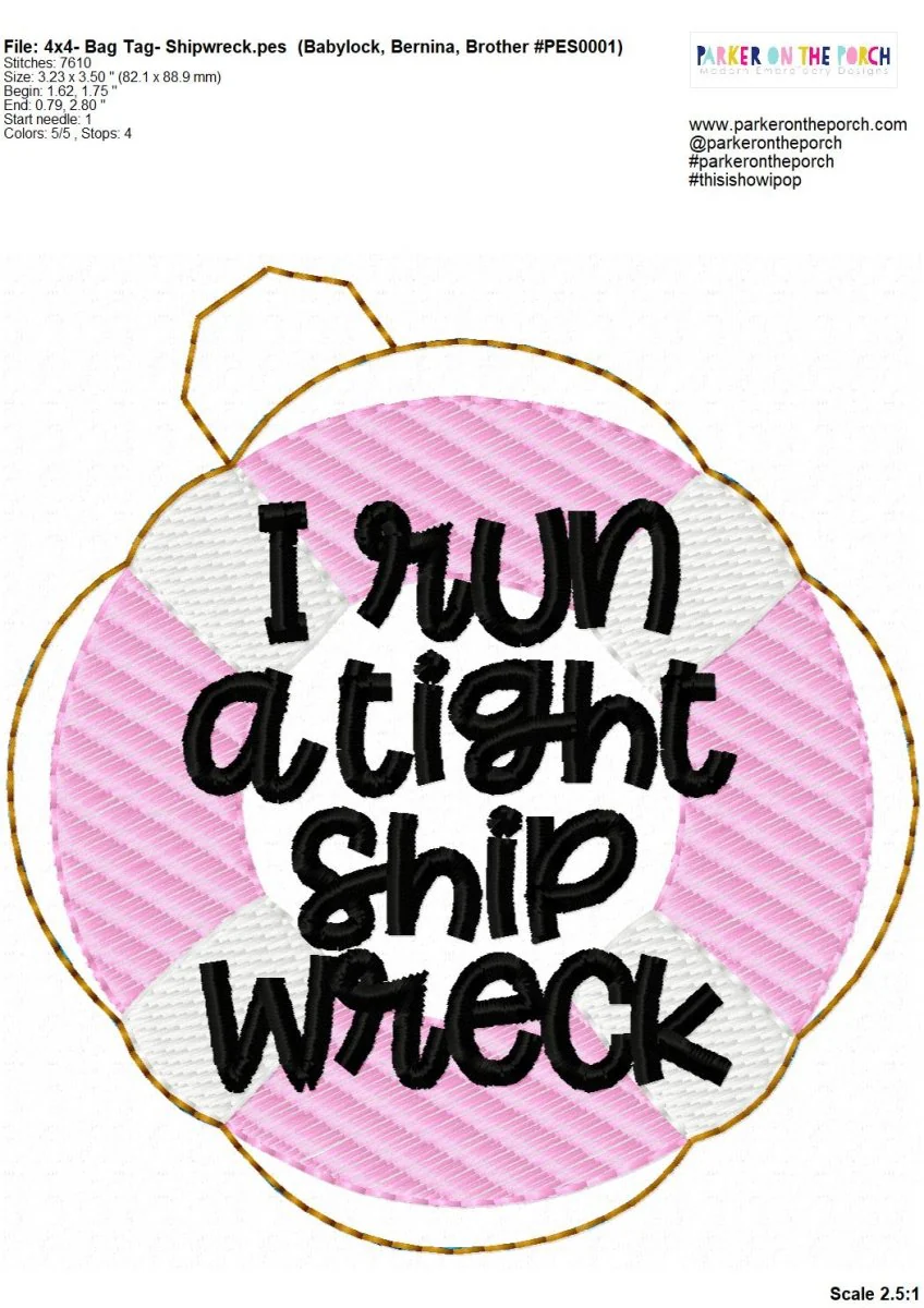 Digital Download - Bag Tags - Shipwreck - Image 2