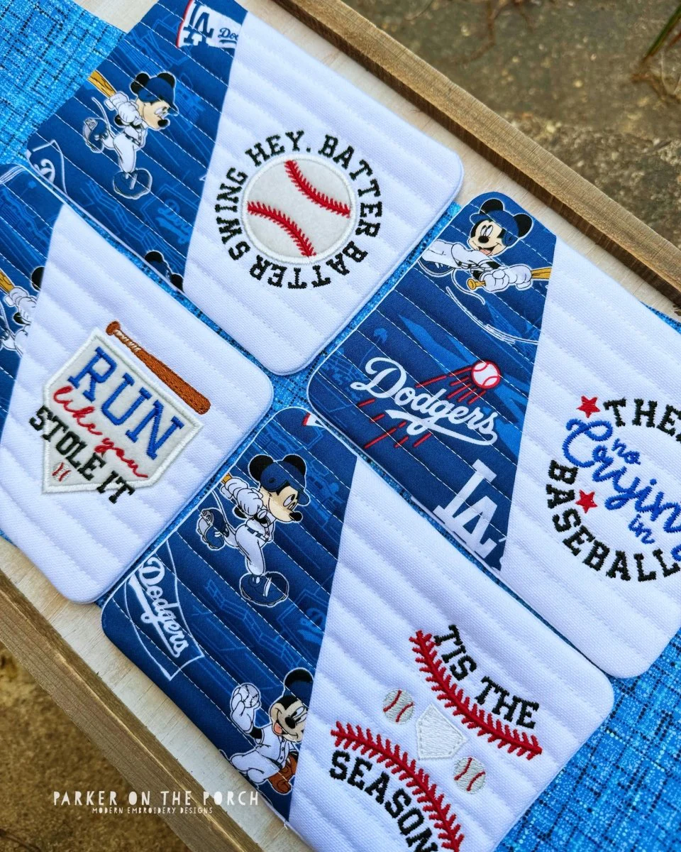 Digital Download - Baseball Season Collection- Mug Rug - BUNDLE - Image 2