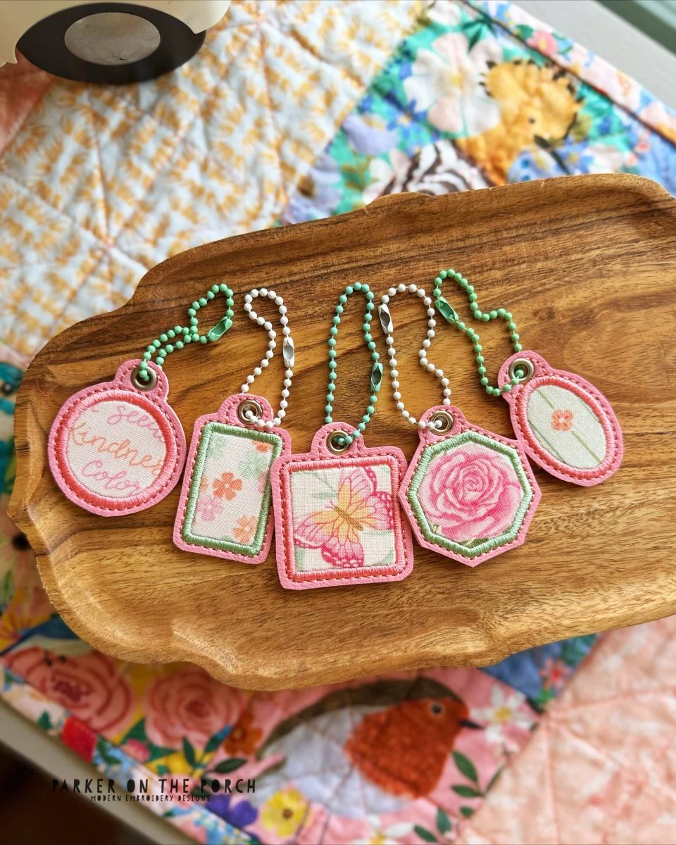 Digital Download - Basic Shapes Charms - Set 1 Applique