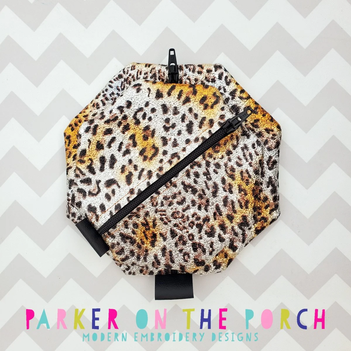 Digital Download- Size 3 - Basic Zipper Bag- Octagon - Image 2