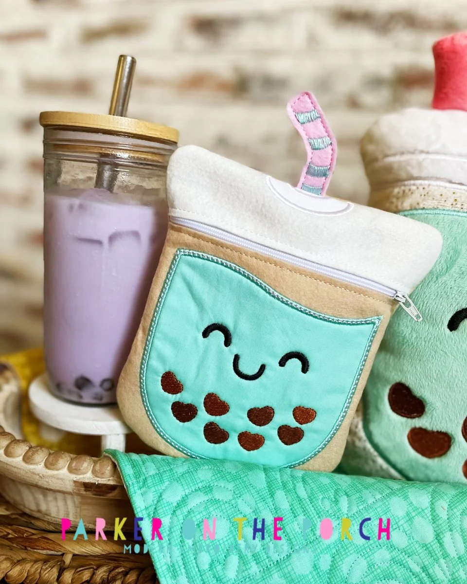 Digital Download - Zipper Size 3- Boba Tea Zipper Bag
