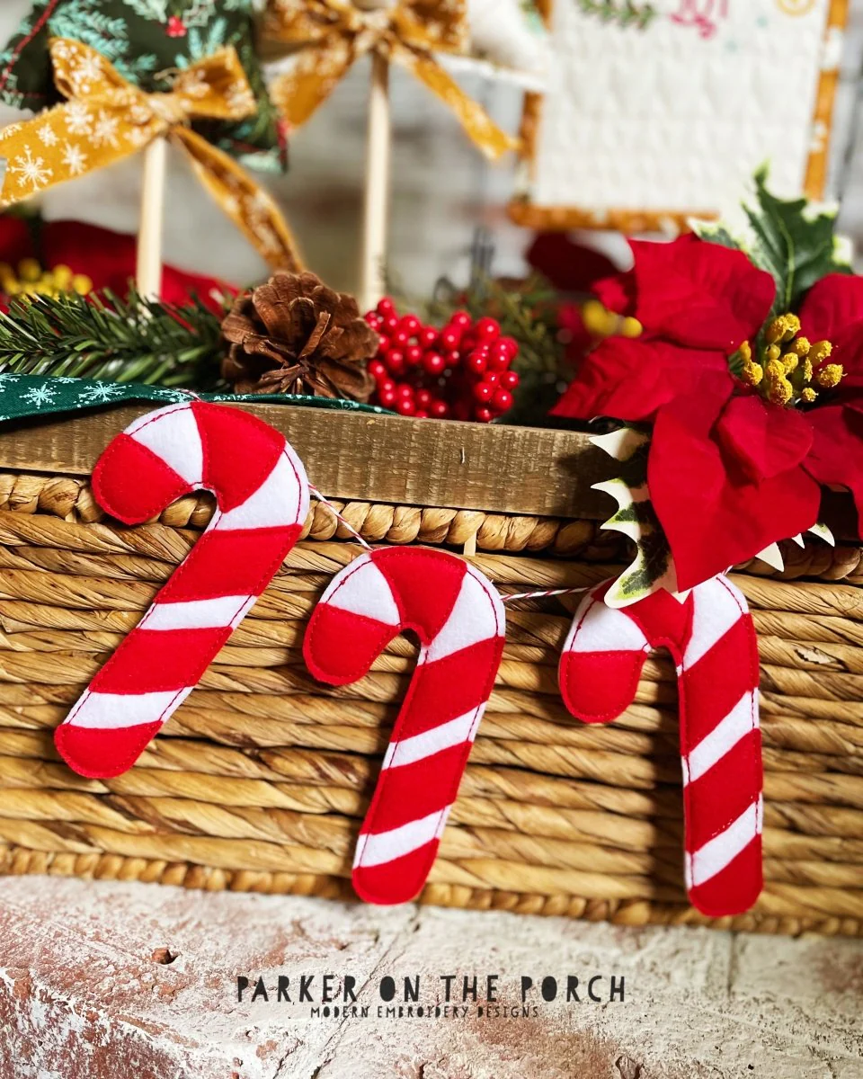 Digital Download - Candy Cane Puff Banner - Image 2