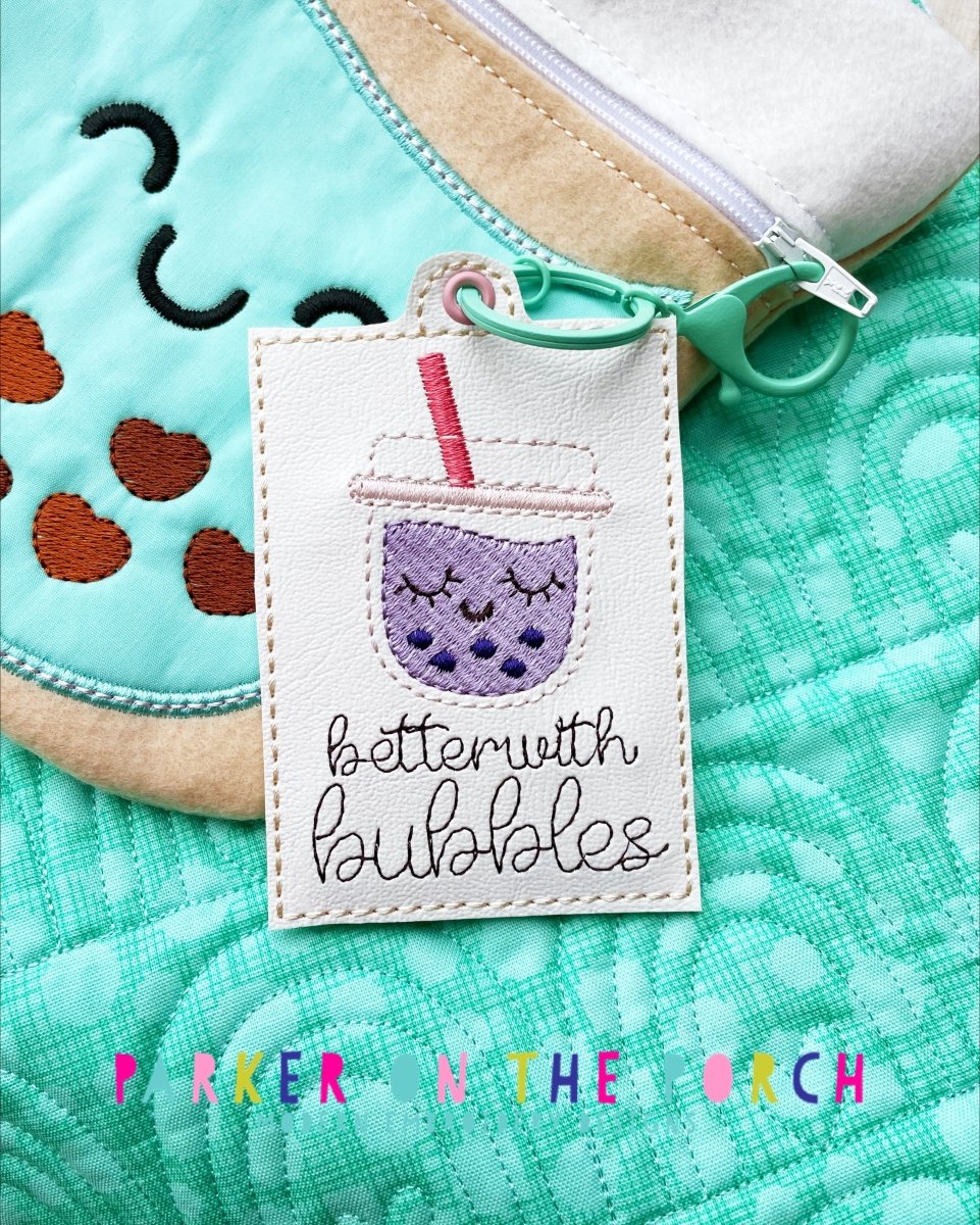 Digital Download- Boba Tea Card Guard & Mochi Charm set - Image 4