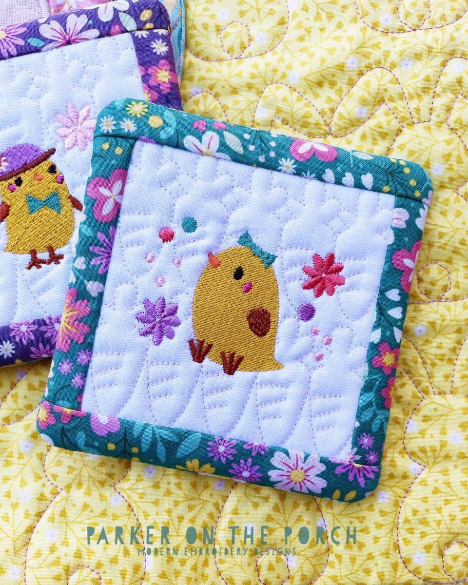 Digital Download - Chick Coaster Set - Image 2