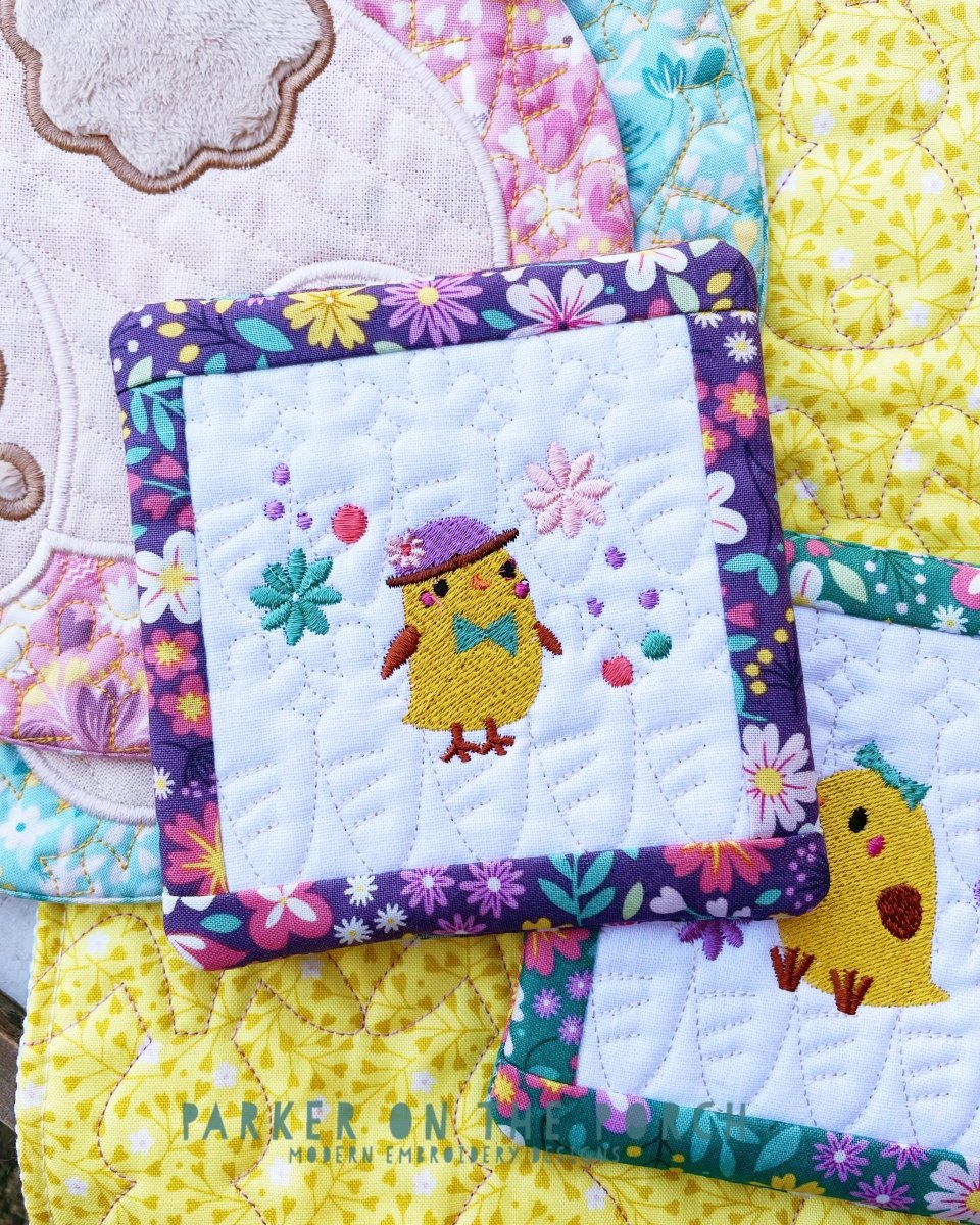 Digital Download - Chick Coaster Set - Image 3