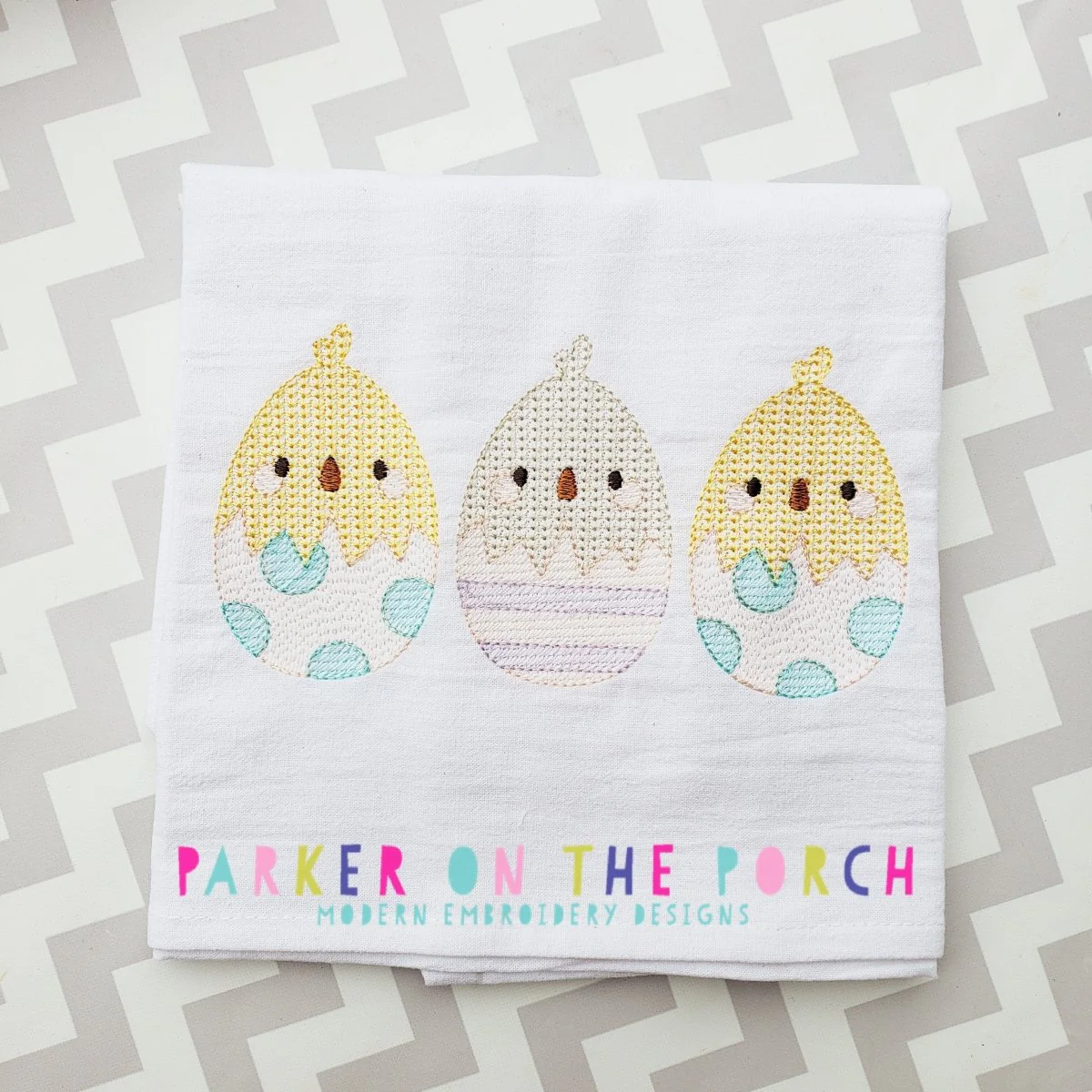 Digital Download- Chick Eggs Trio Embroidery Fill