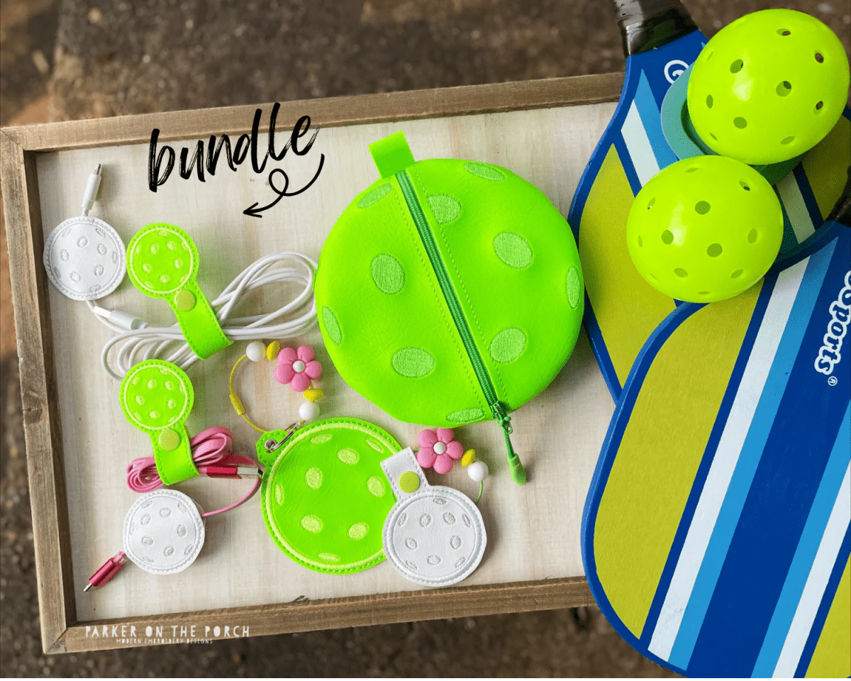 Digital Download-Clean Stitch Sports BUNDLE- Pickleball
