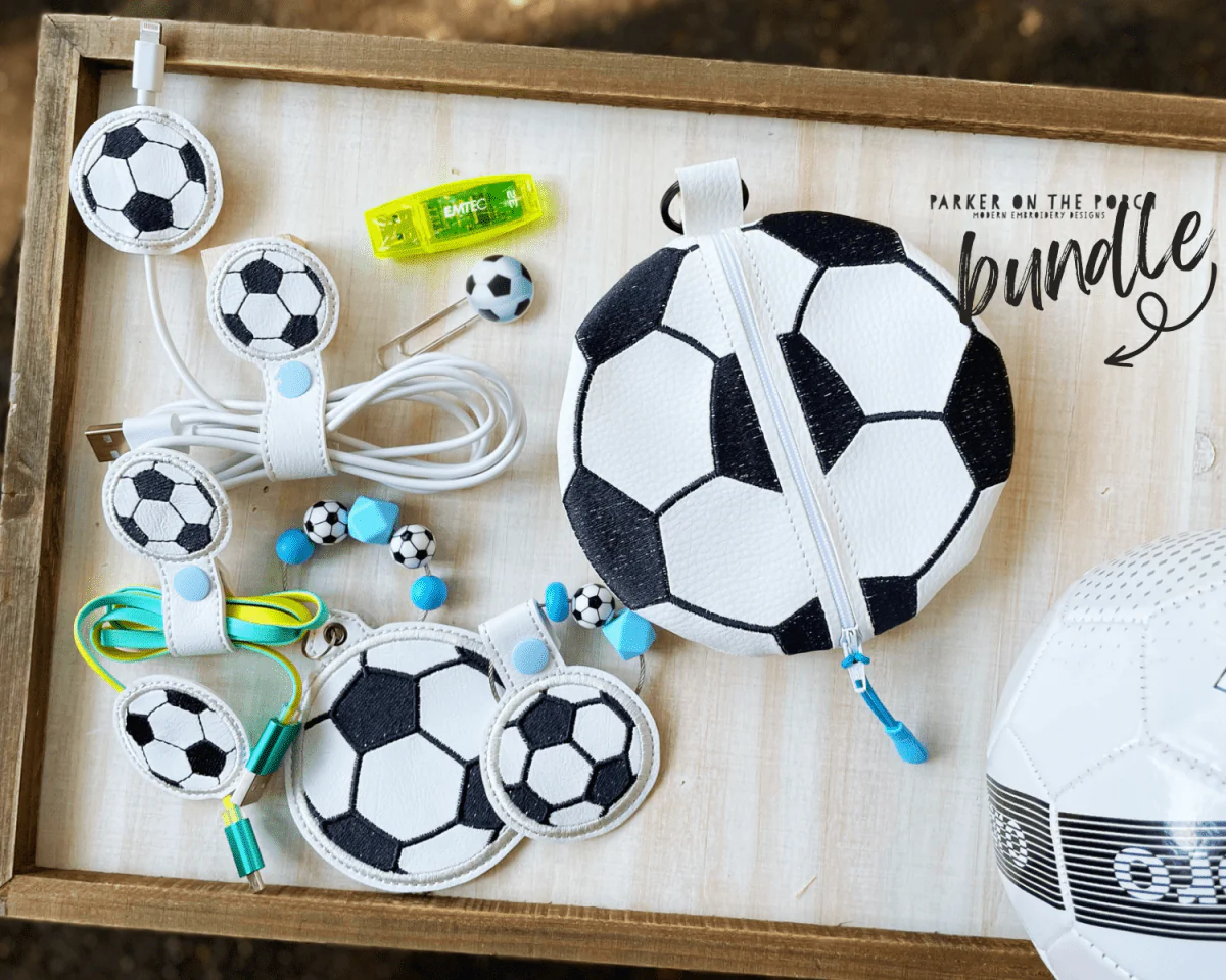 Digital Download-Clean Stitch Sports BUNDLE- Soccer