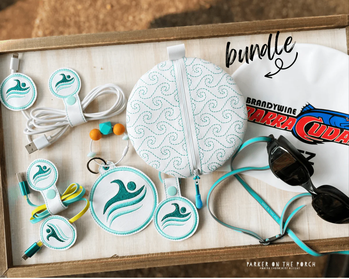 Digital Download-Clean Stitch Sports BUNDLE- Swim