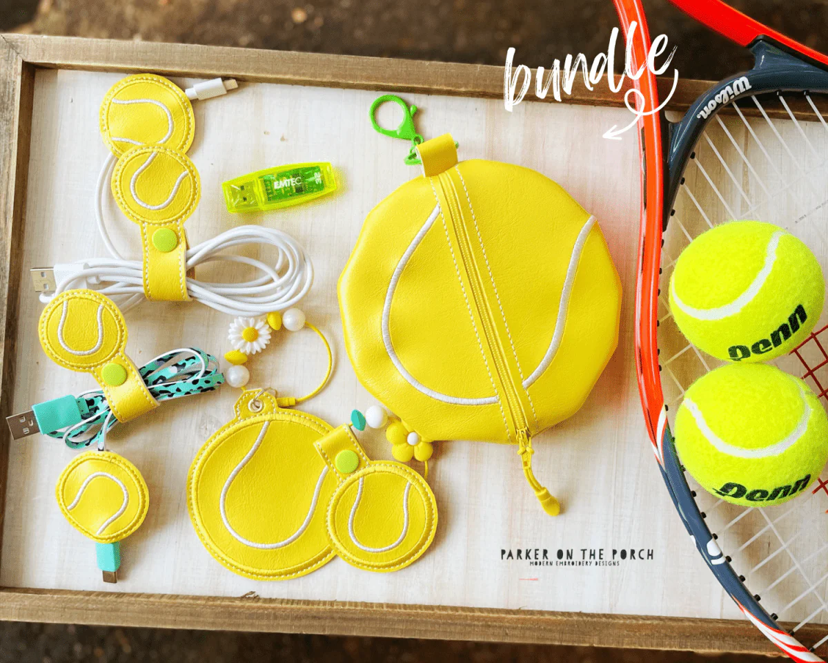 Digital Download-Clean Stitch Sports BUNDLE- Tennis
