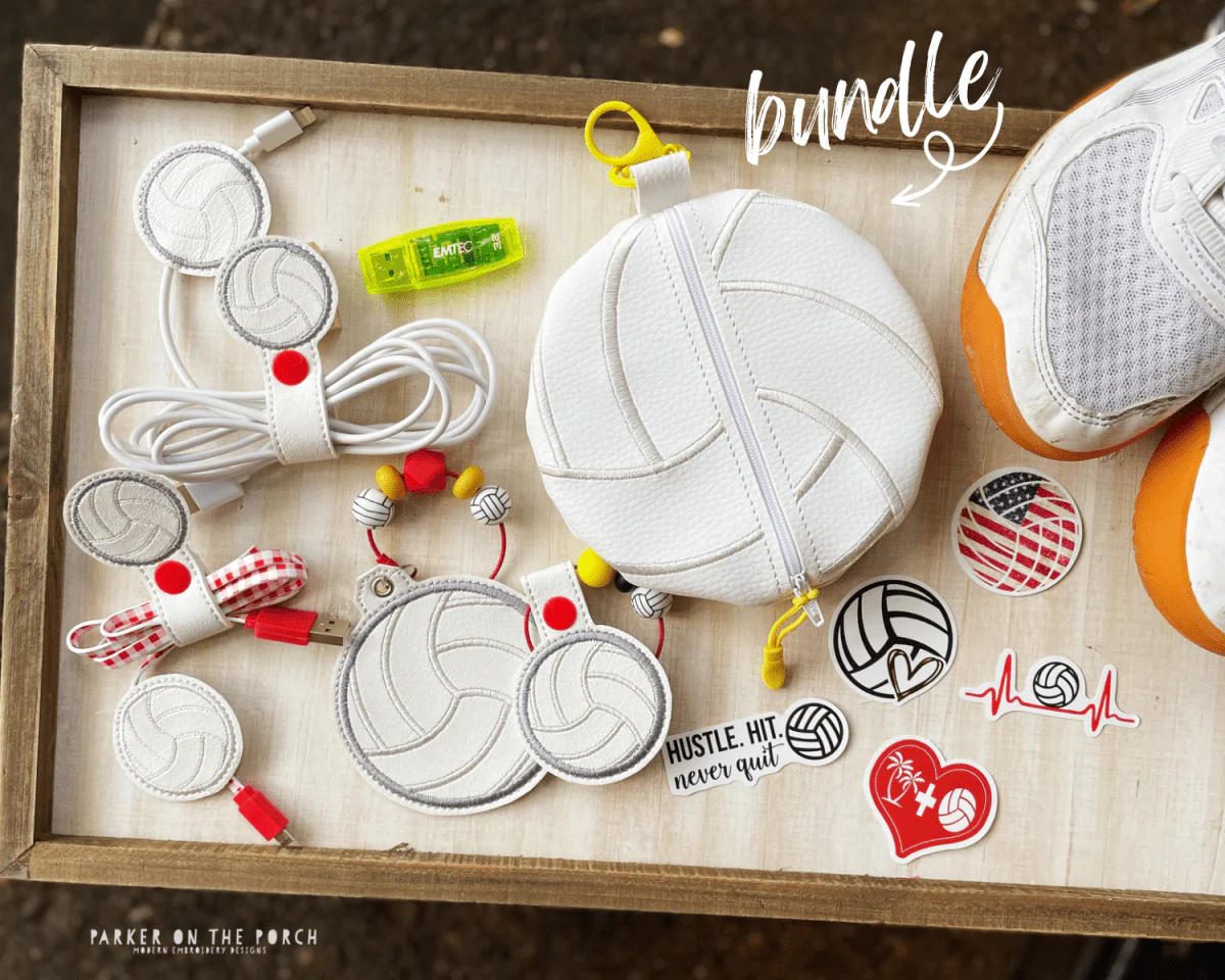 Digital Download-Clean Stitch Sports BUNDLE- Volleyball