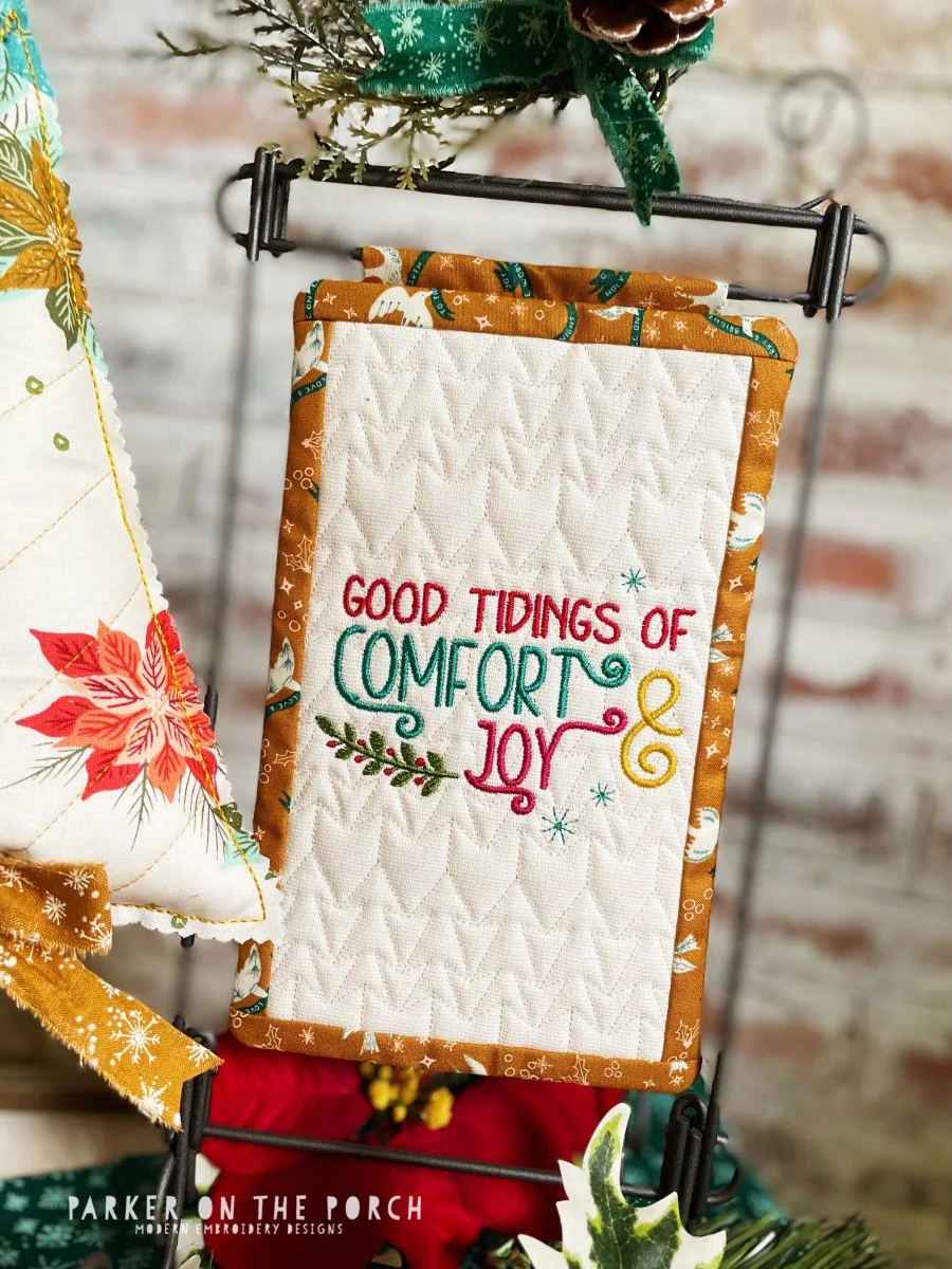 Digital Download - Comfort & Joy Mini Quilt Set ( Single Stand ) - Image 2