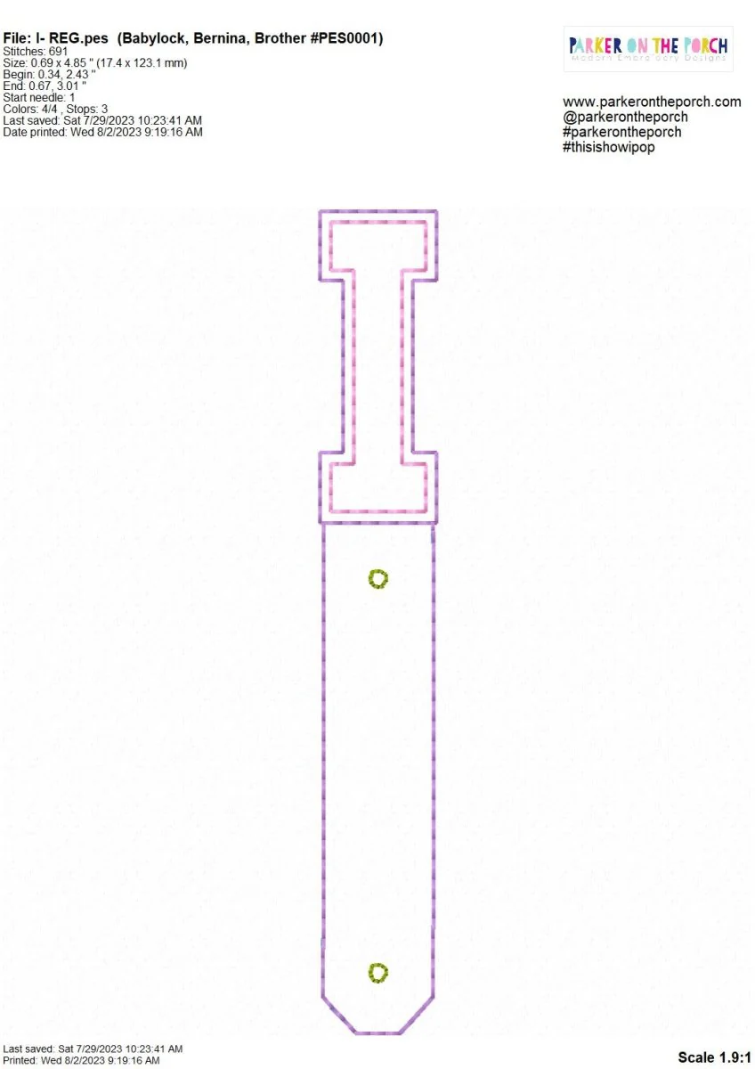 Digital Download- Cord Keeper 2.0 - Squad Monogram - Image 11