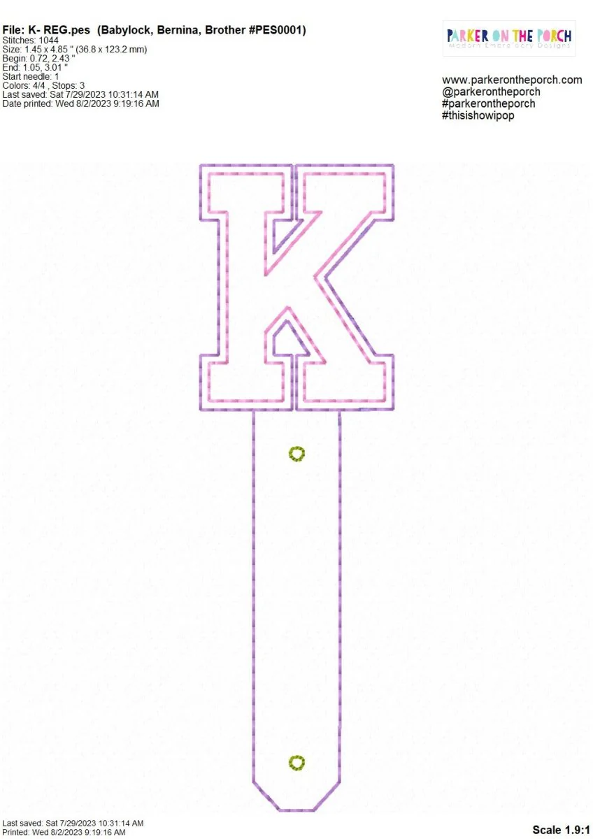 Digital Download- Cord Keeper 2.0 - Squad Monogram - Image 13