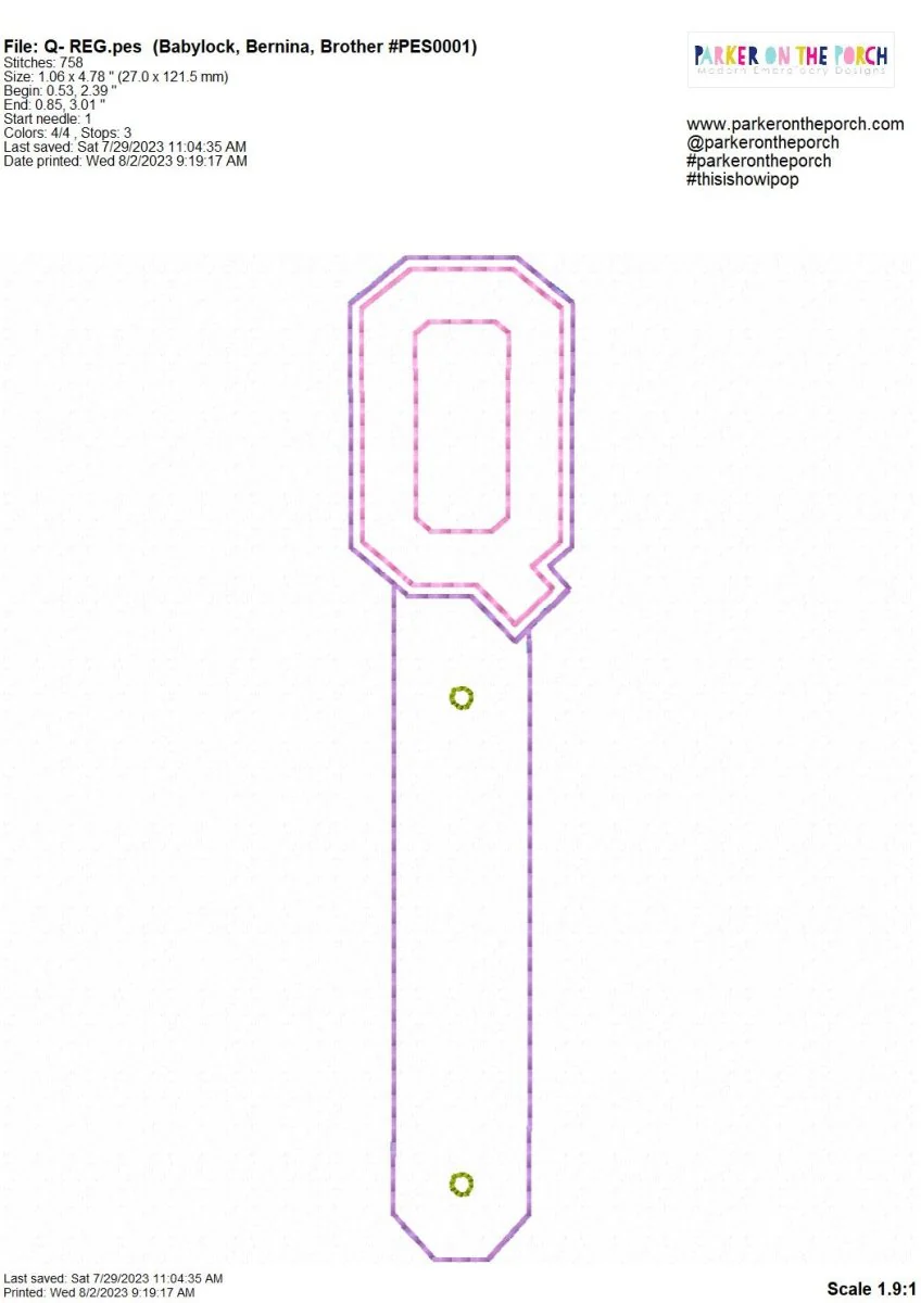 Digital Download- Cord Keeper 2.0 - Squad Monogram - Image 19