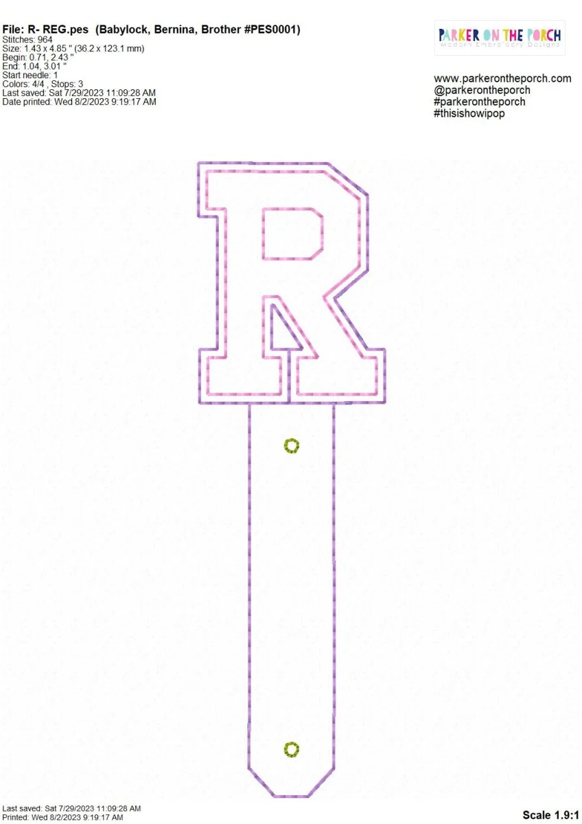 Digital Download- Cord Keeper 2.0 - Squad Monogram - Image 20