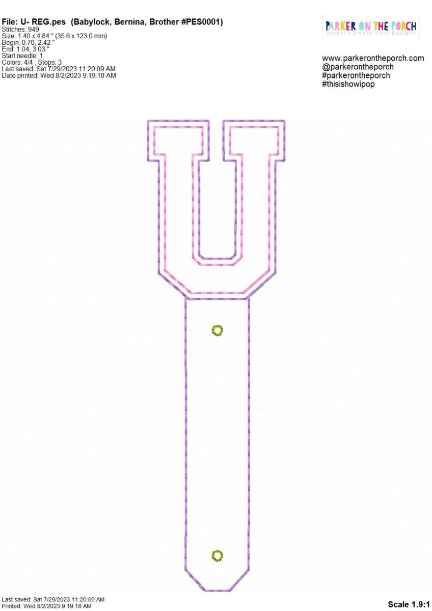 Digital Download- Cord Keeper 2.0 - Squad Monogram - Image 23