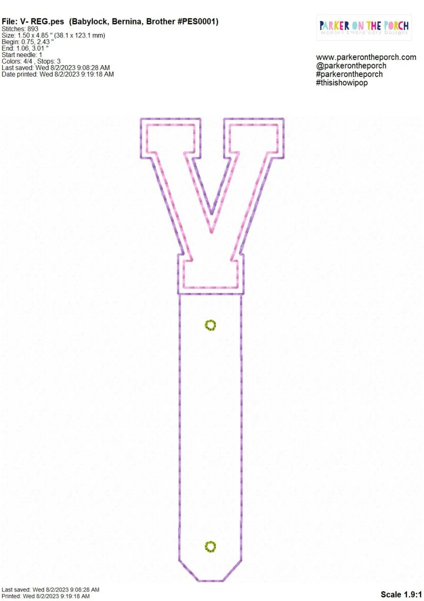 Digital Download- Cord Keeper 2.0 - Squad Monogram - Image 24