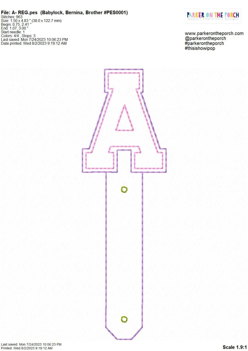 Digital Download- Cord Keeper 2.0 - Squad Monogram - Image 3