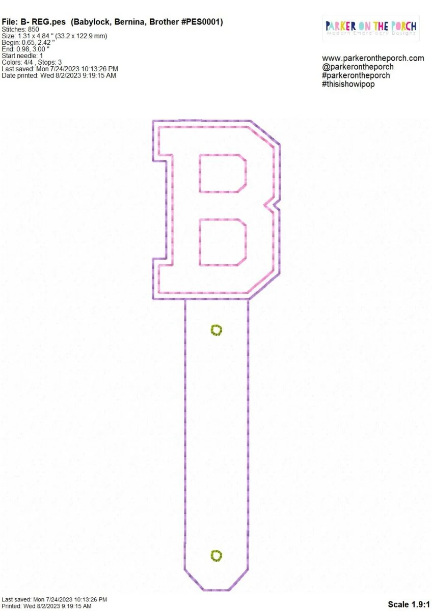 Digital Download- Cord Keeper 2.0 - Squad Monogram - Image 4